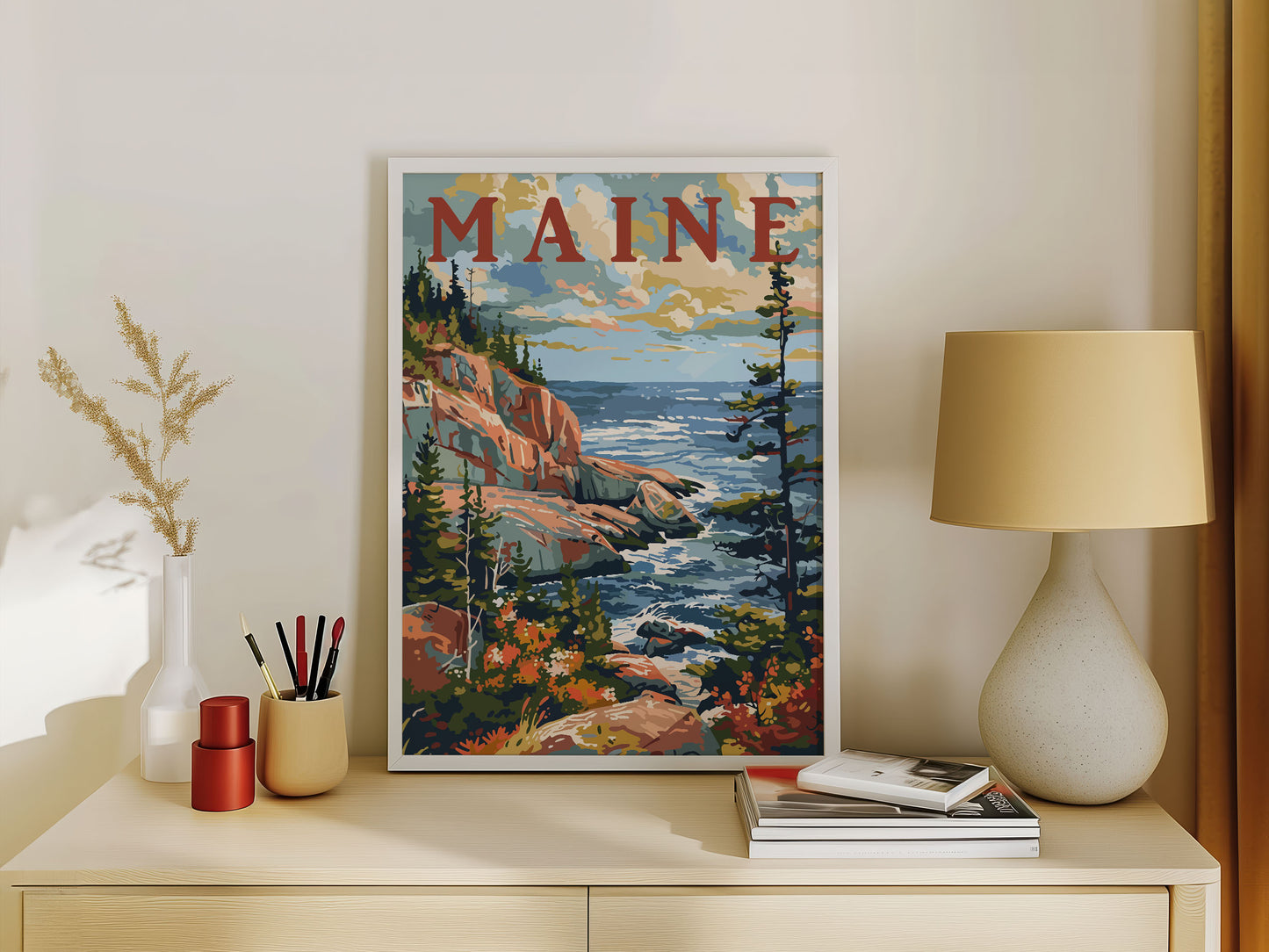 Maine Travel Poster