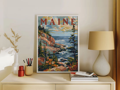 Maine Travel Poster