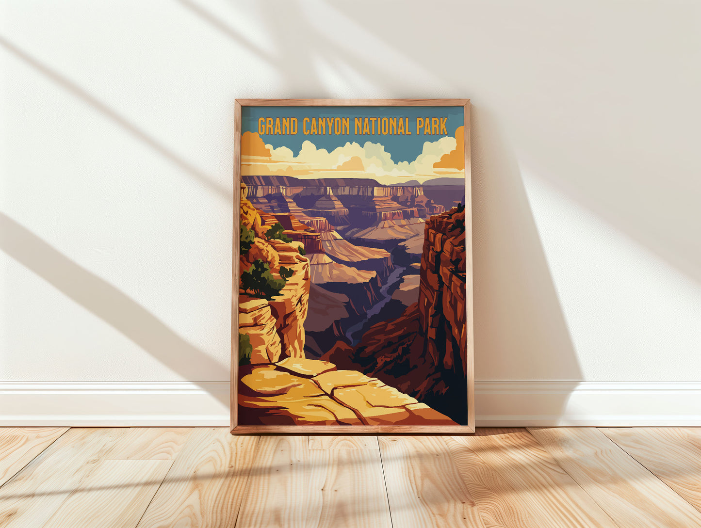 Grand Canyon National Park Travel Poster