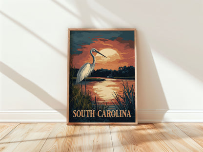 South Carolina Travel Poster