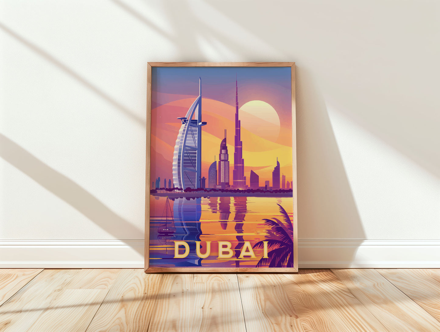 Dubai Travel Poster