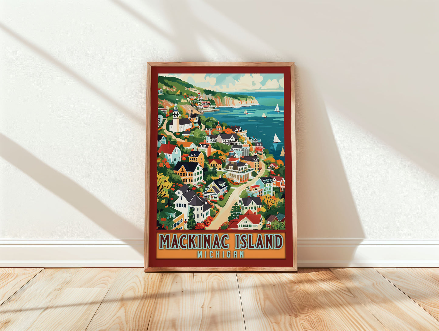 Mackinac Island Travel Poster