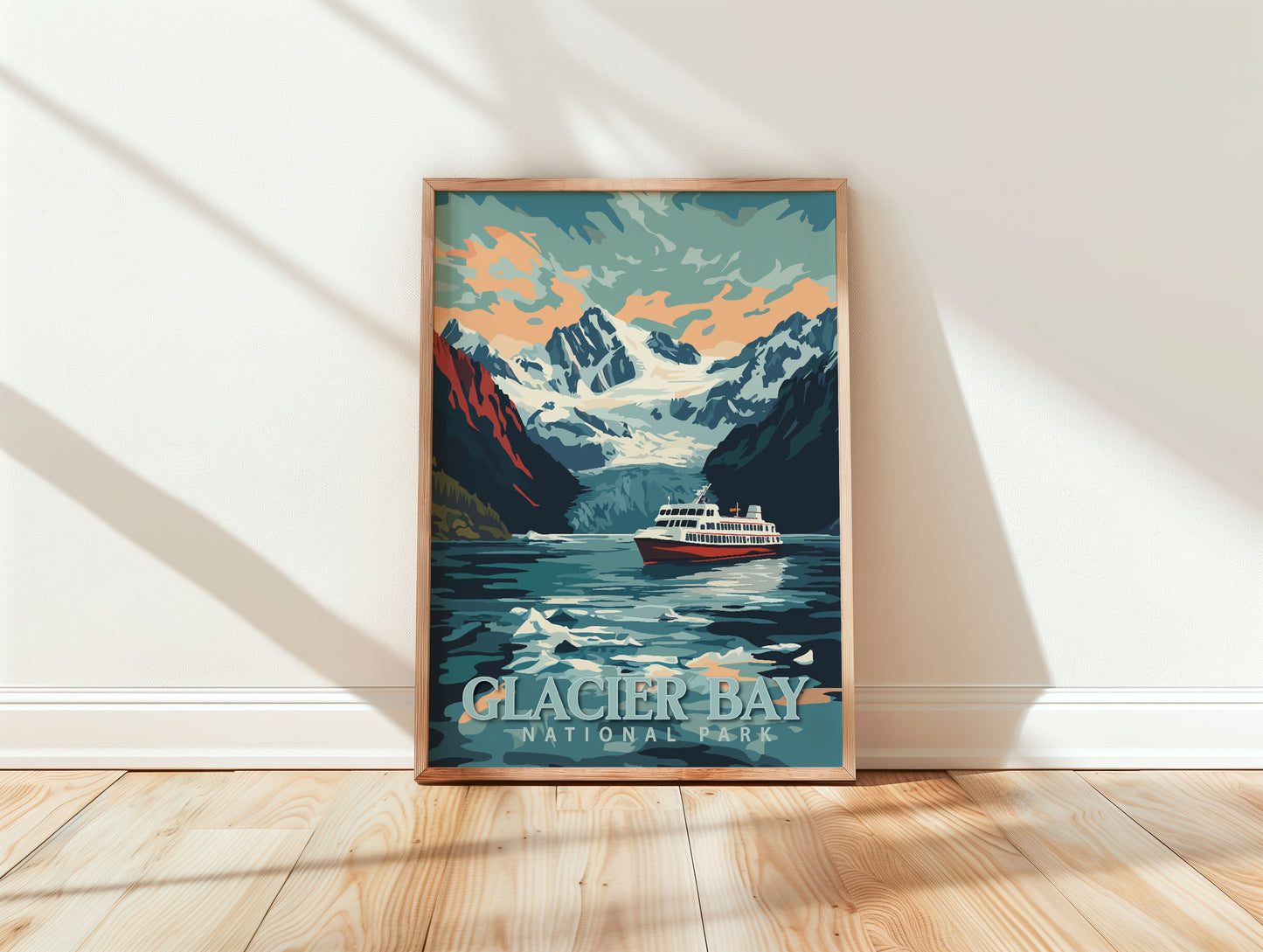 Glacier Bay National Park Travel Poster