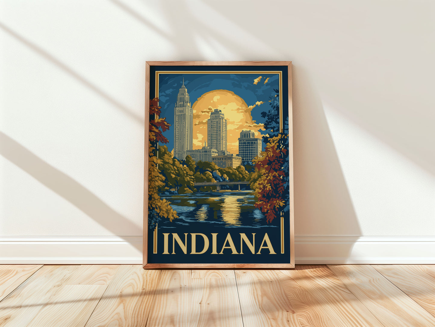 Indiana Travel Poster