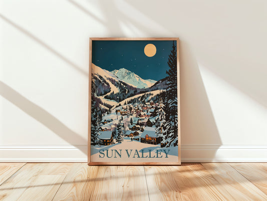 Sun Valley Travel Poster
