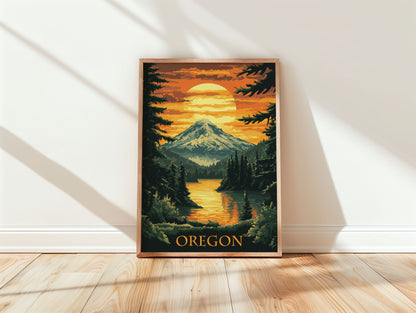 Oregon Travel Poster