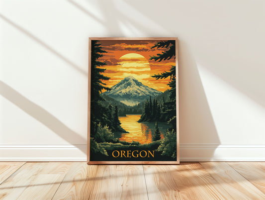 Oregon Travel Poster