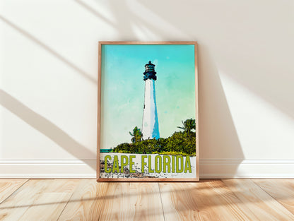Cape Florida Travel Poster