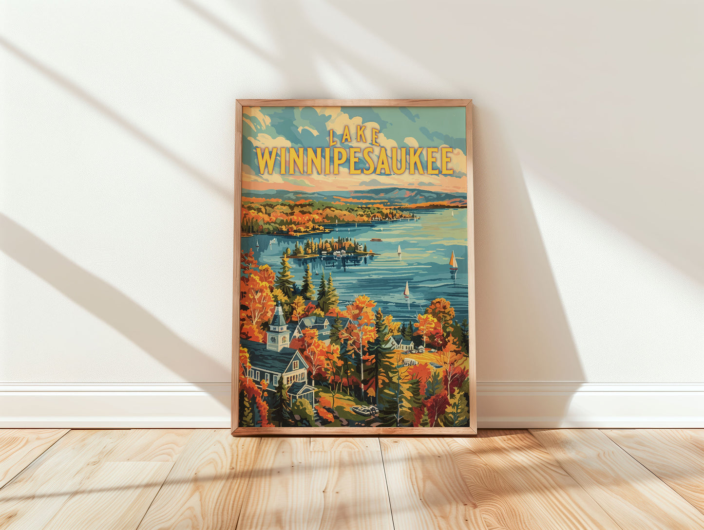 Lake Winnipesaukee Travel Poster