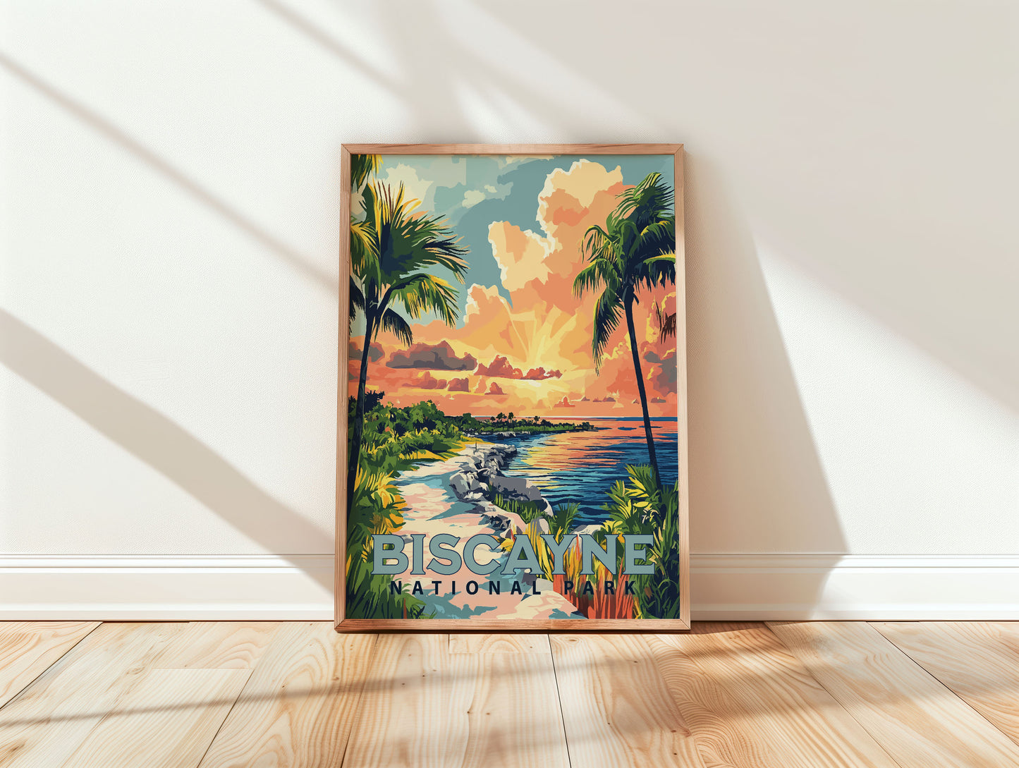 Biscayne National Park Travel Poster