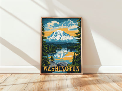 Washington Travel Poster