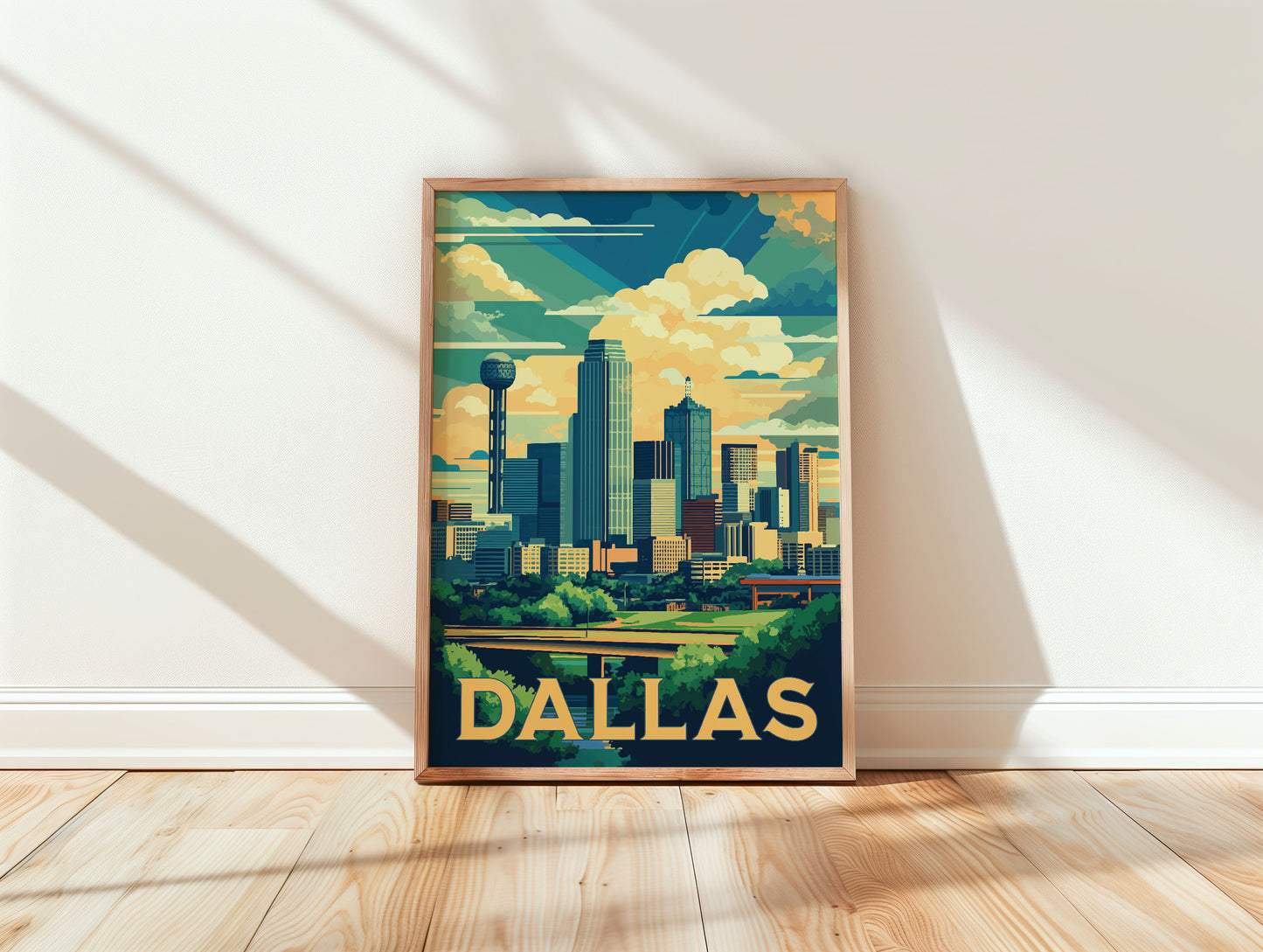 Dallas Travel Poster