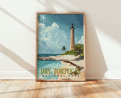 Dry Tortugas National Park Travel Poster