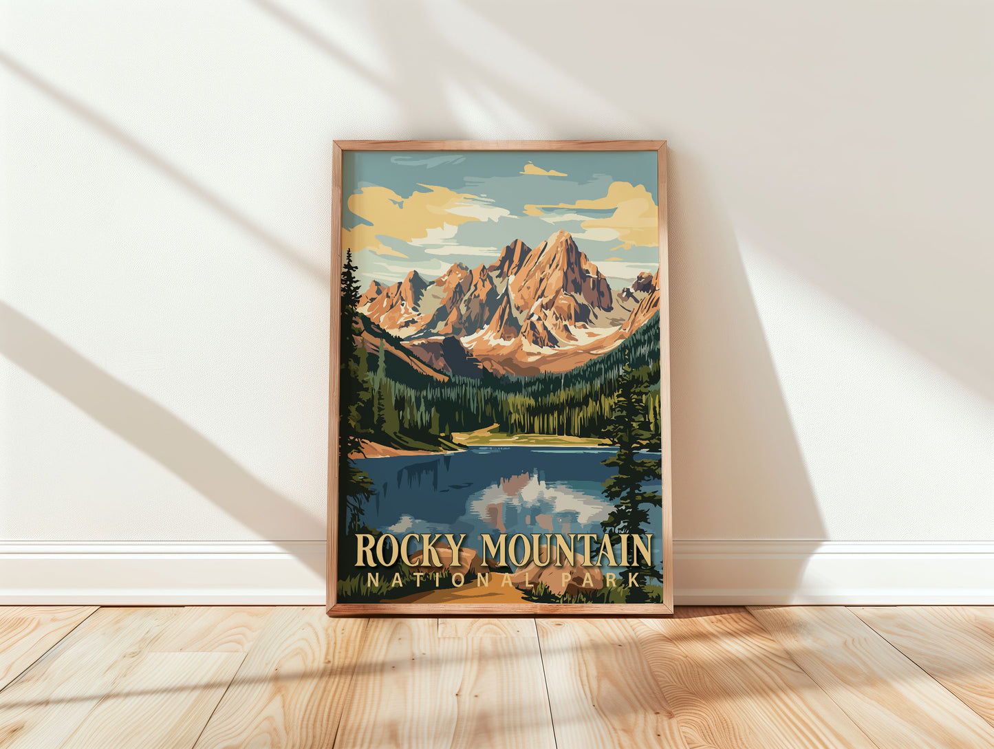 Rocky Mountain National Park Travel Poster