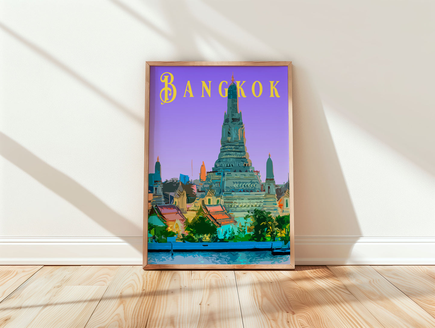 Bangkok Travel Poster