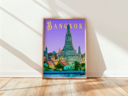 Bangkok Travel Poster