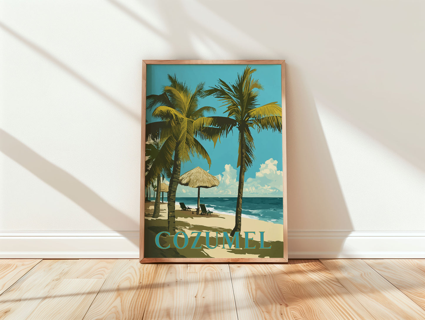 Cozumel Travel Poster