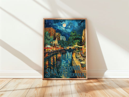 San Antonio Travel Poster