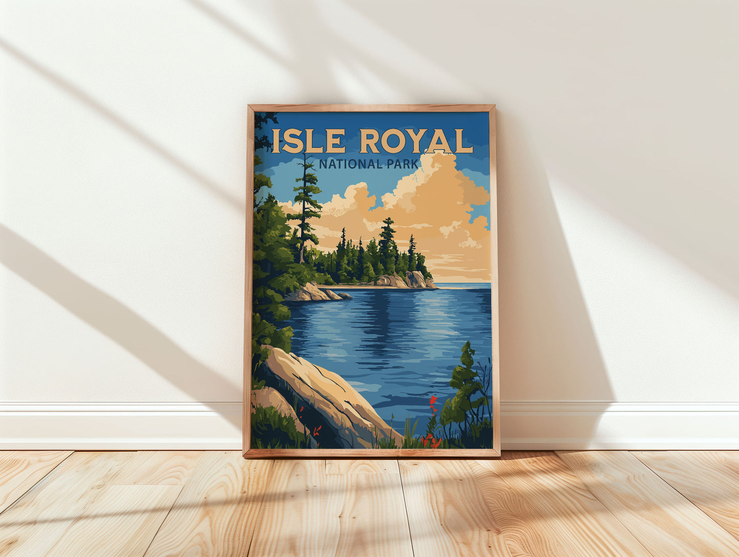 Isle Royal National Park Travel Poster