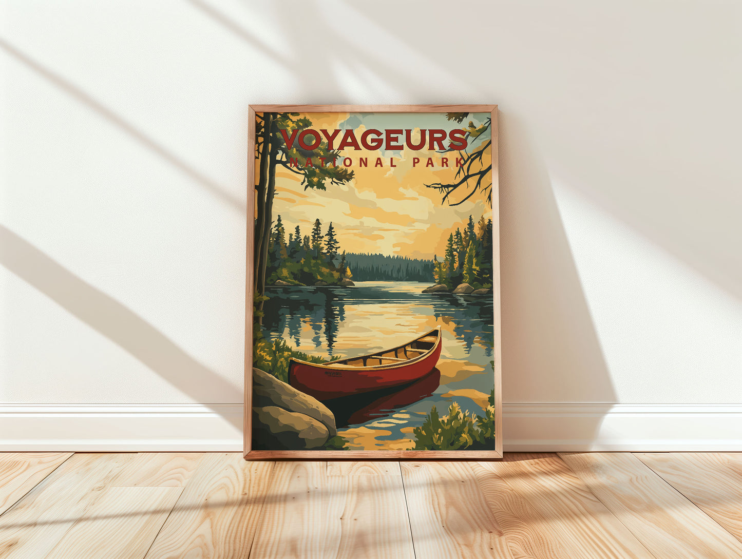 Voyageurs National Park Travel Poster