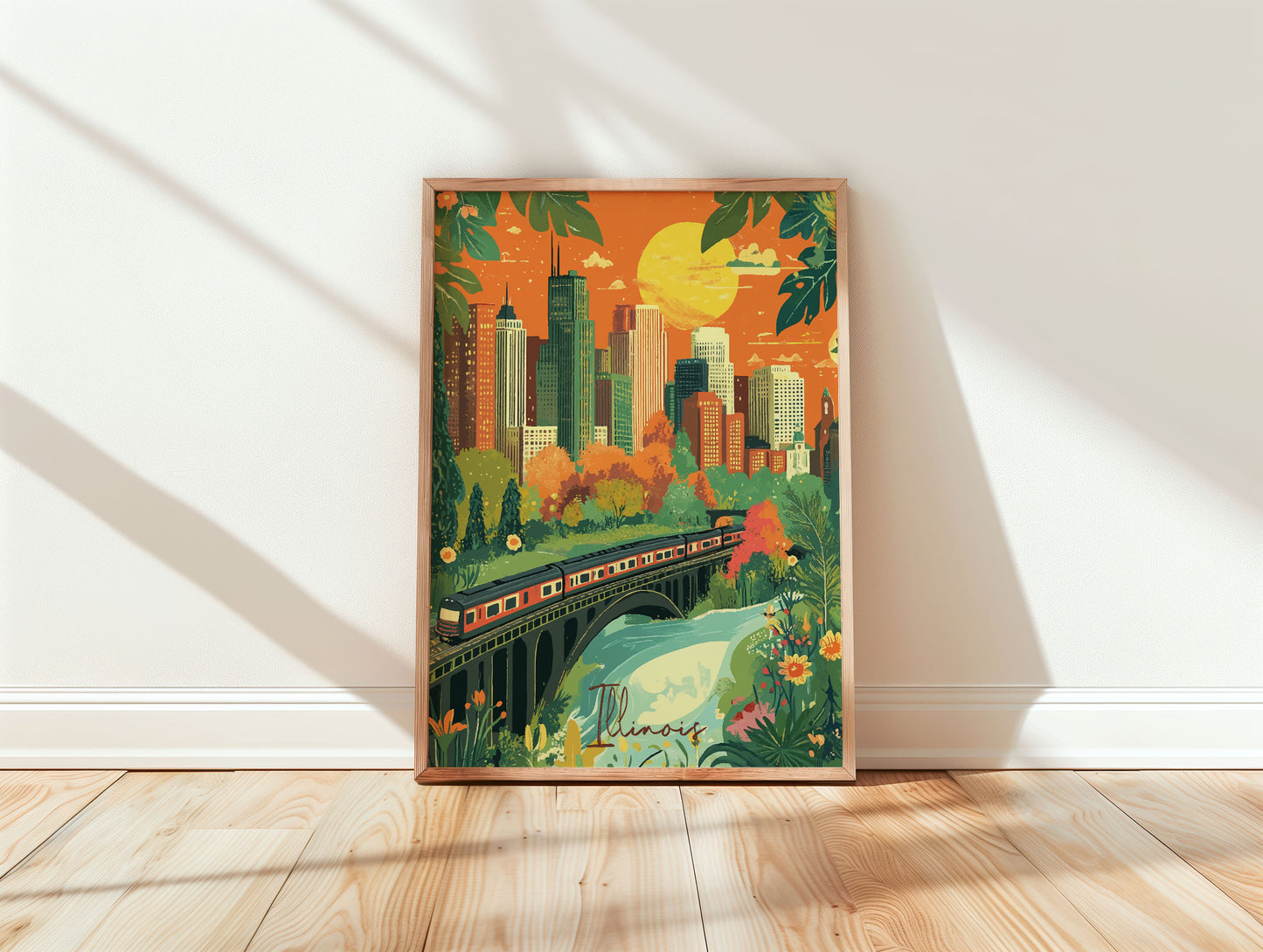 Illinois Travel Poster