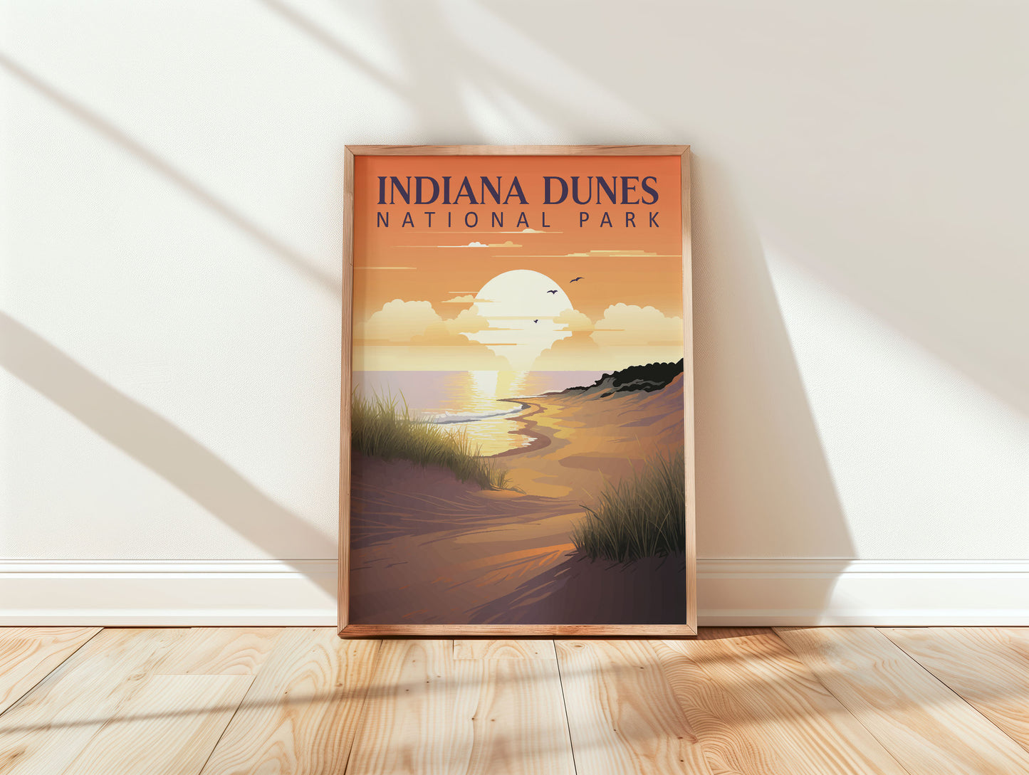 Indiana Dunes National Park Travel Poster