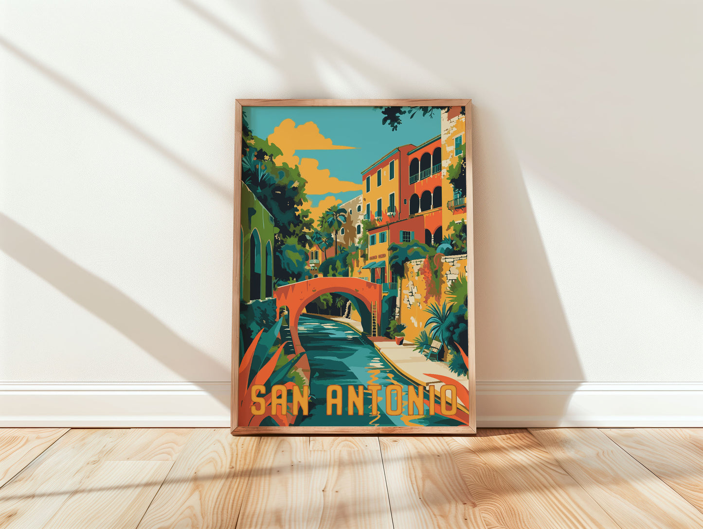 San Antonio Travel Poster