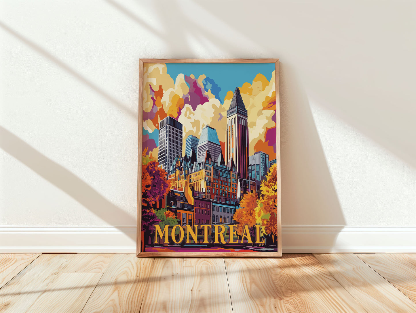 Montreal Travel Poster
