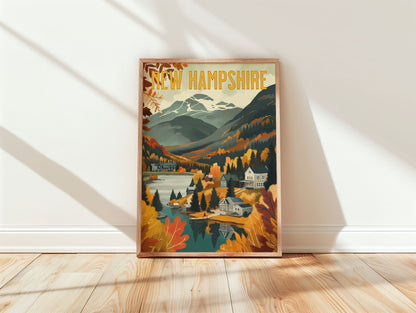 New Hampshire Travel Poster