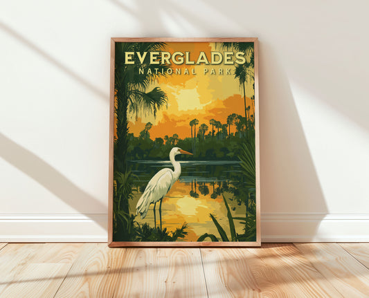 Everglades National Park Travel Poster