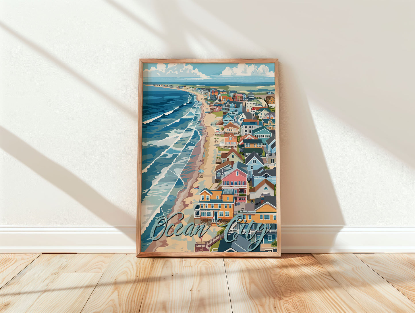 Ocean City Travel Poster