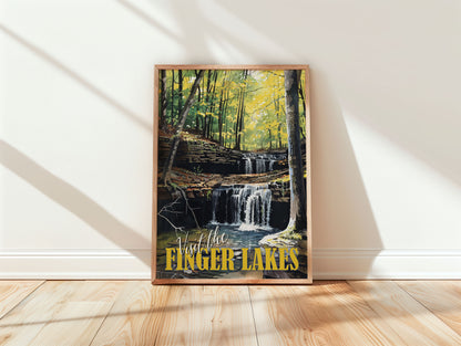 Finger Lakes Travel Poster