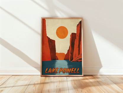 Lake Powell Travel Poster