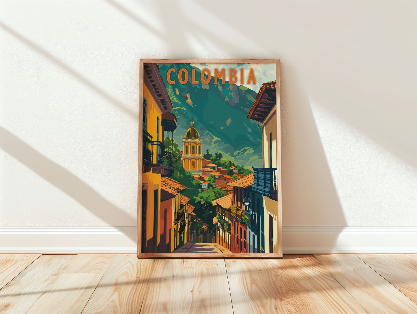 Colombia Travel Poster