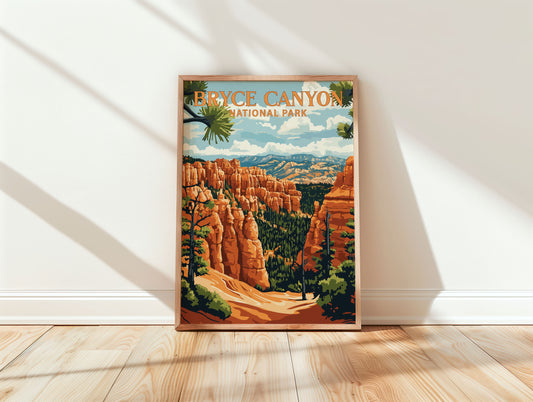 Bryce Canyon National Park Travel Poster
