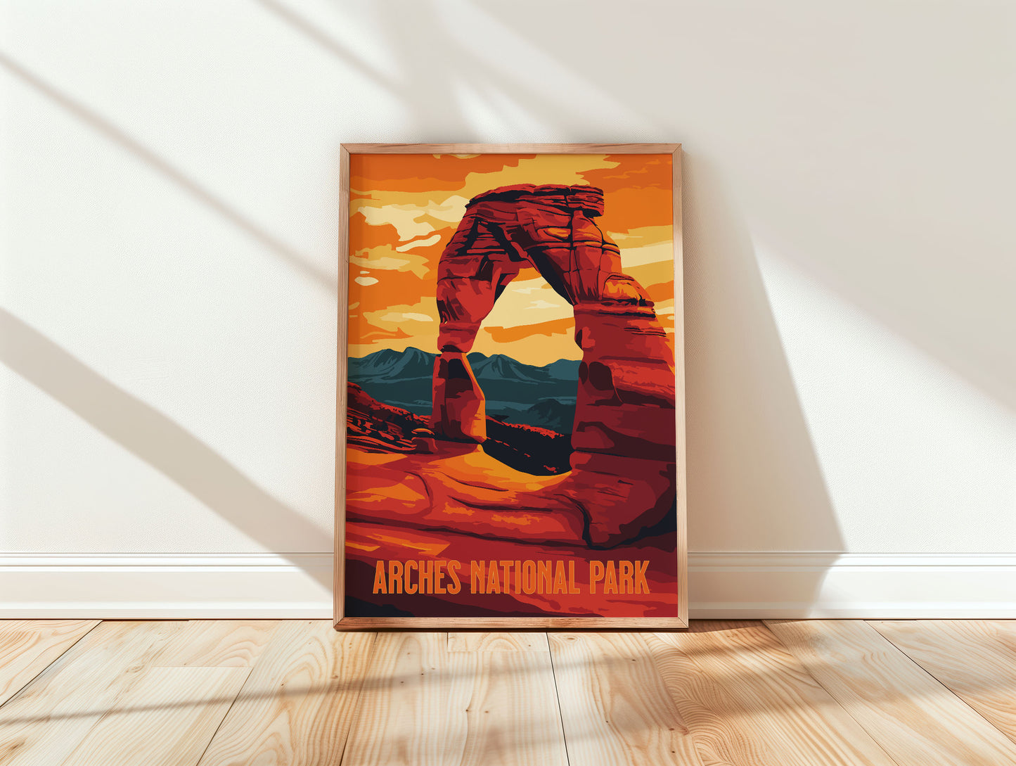 Arches National Park Travel Poster