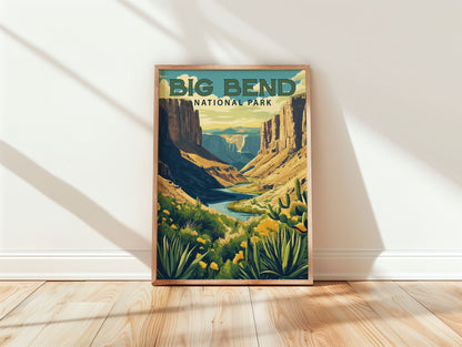 Big Bend National Park Travel Poster