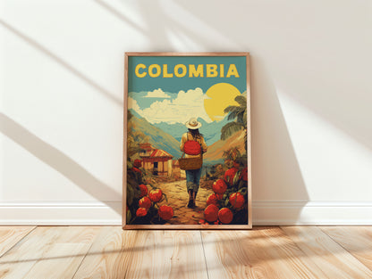 Colombia Travel Poster