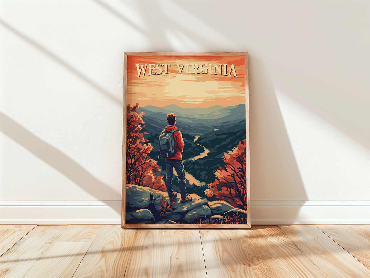 West Virginia Travel Poster