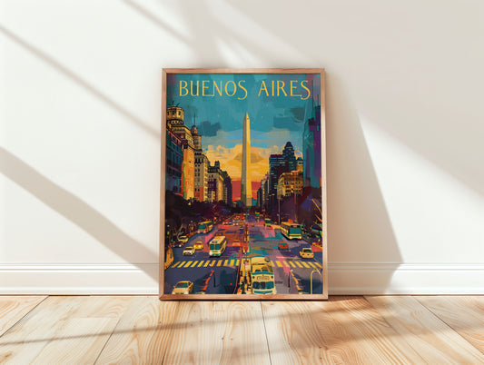 Buenos Aires Travel Poster
