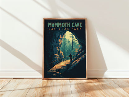 Mammoth Cave National Park Travel Poster