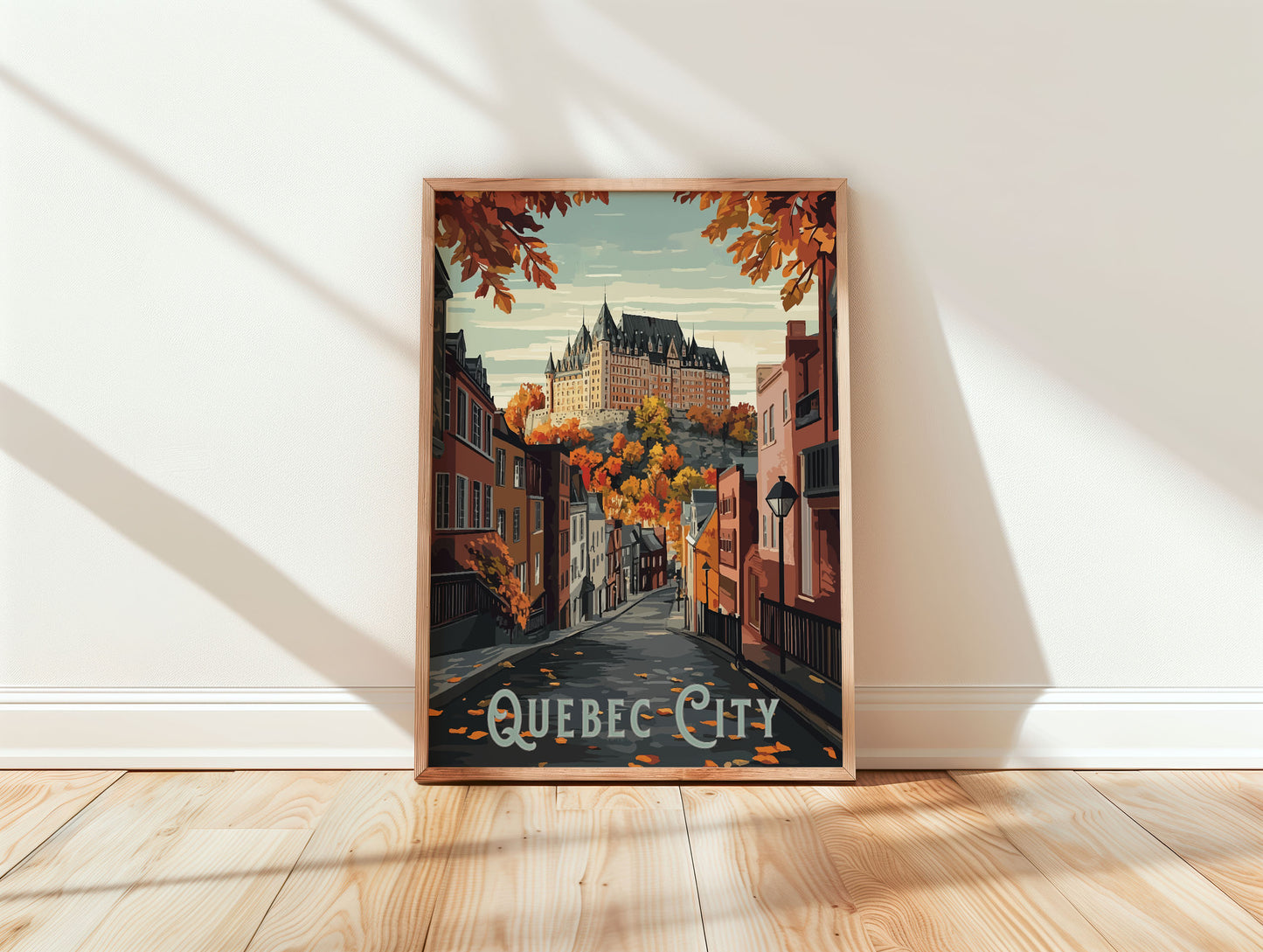 Quebec City Travel Poster