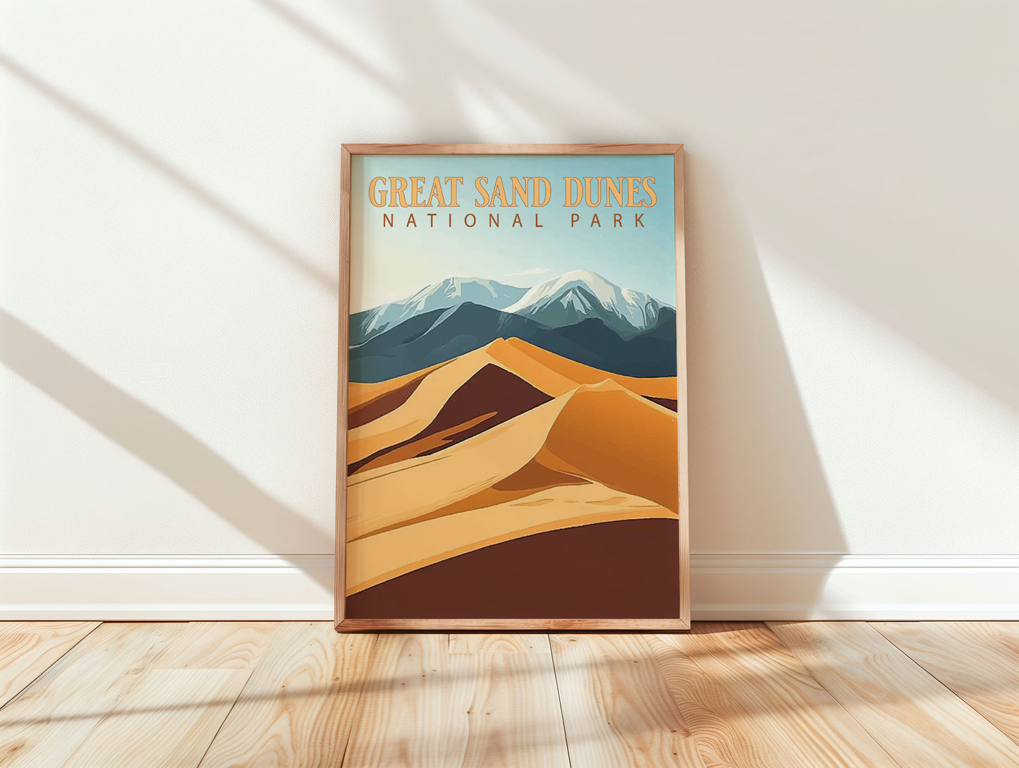 Great Sand Dunes National Park Travel Poster