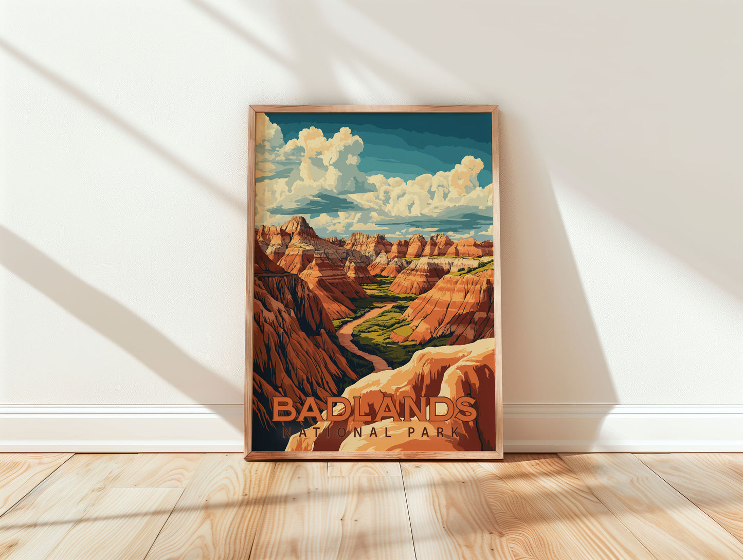 Badlands National Park Travel Poster