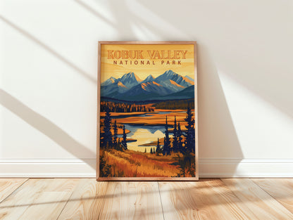 Kobuk Valley National Park Travel Poster