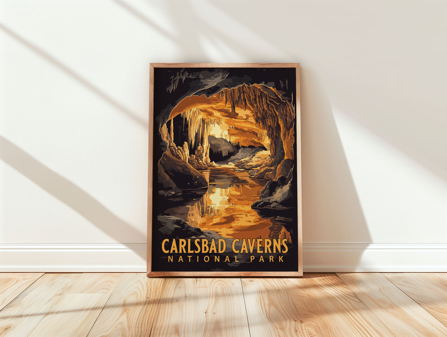 Carlsbad Caverns National Park Travel Poster