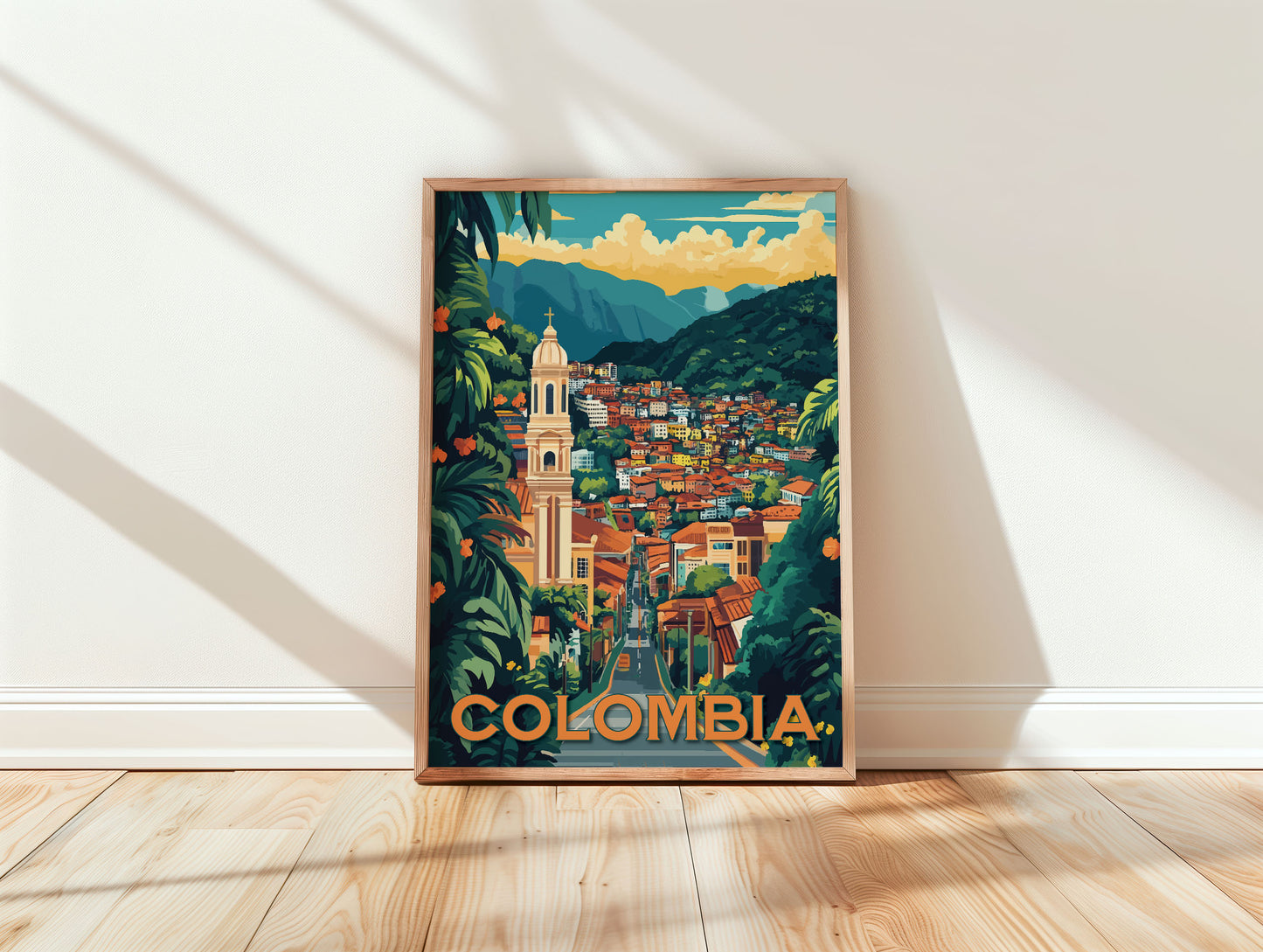 Colombia Travel Poster