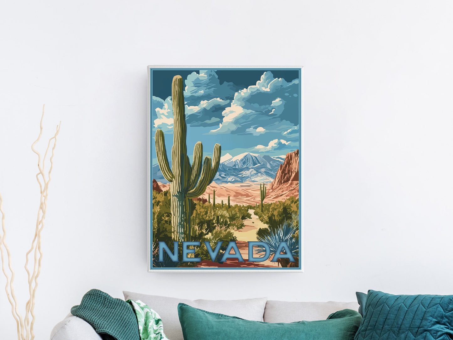 Nevada Travel Poster