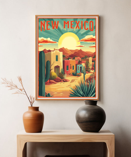 New Mexico Travel Poster