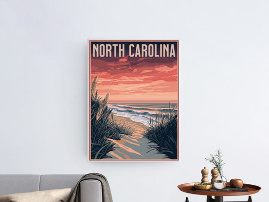 North Carolina Travel Poster